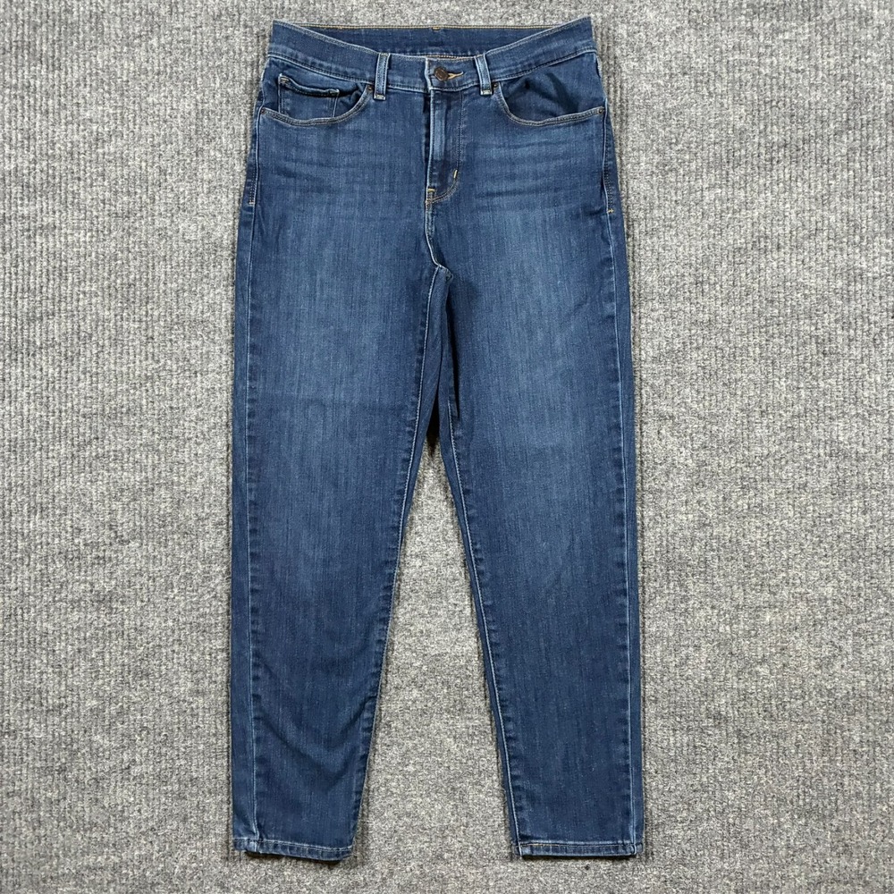 Levi's Womens Skinny Jeans Size 4 Blue Mid Rise Cotton Stretch Denim Classic